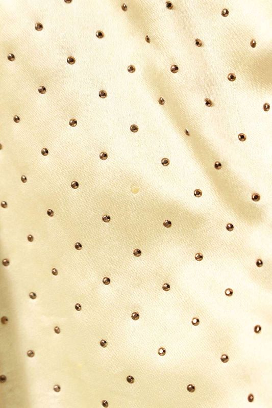 Saint Laurent Paris 612418 Y587s Silk Scalloped Studded Blouson Men 46