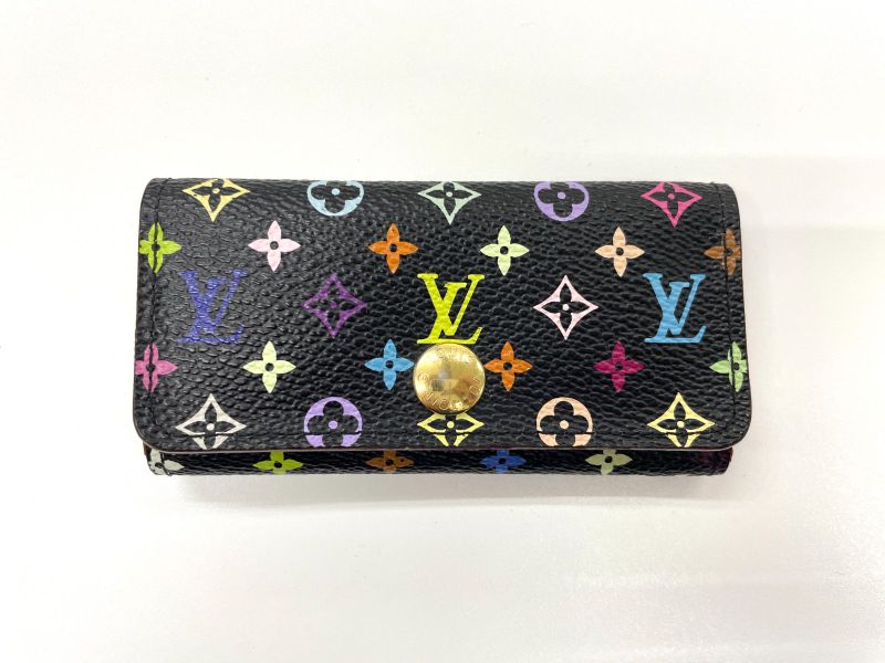 Louis Vuitton Monogram Multicolor Multicles 4 Key Case M93732 Black Grenade