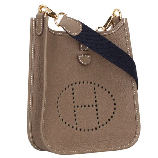Hermes Evelyn TPM Amazon W Engraved Ghardware Taurillon Clemence Etoupe