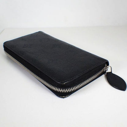 Louis Vuitton Mahina M61867 Zippy Wallet Noir Black Tn0119 Round Zip Long