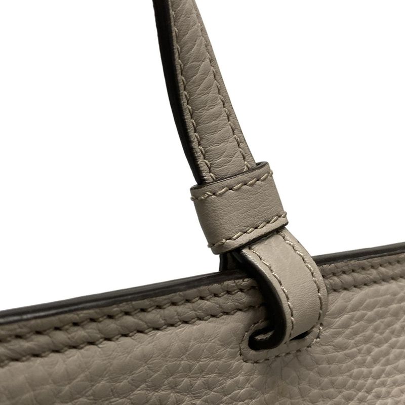 Gucci Handbag Bamboo Daily 370830 Gray Leather
