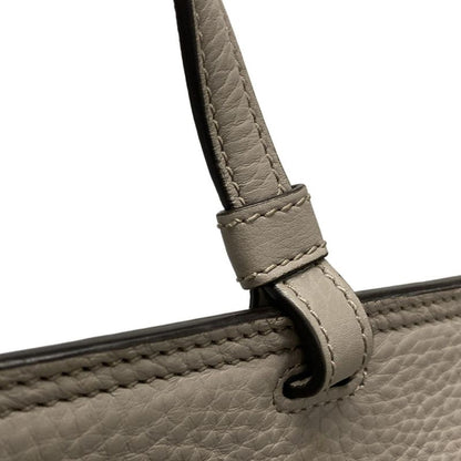 Gucci Handbag Bamboo Daily 370830 Gray Leather