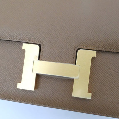 Hermes Constance 24 Milloire Arzan Epson W Engraved Leather Brown