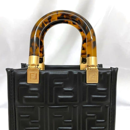 Fendi 2way Bag Sunshine Mini F21250 Black
