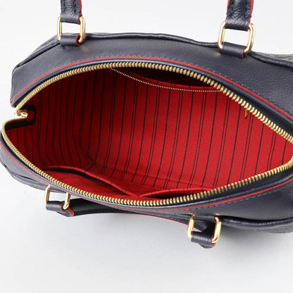 Louis Vuitton Handbag Speedy Bandouliere 25 Marine Rouge Rank A