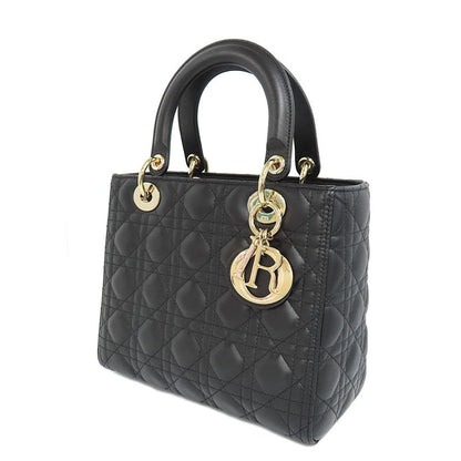 Christian Dior Lady Dior Medium Canaage 2WAY Hand Shoulder - M0565onge