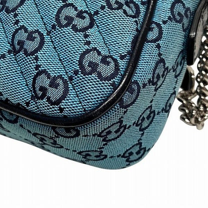 Gucci GG Marmont 447632 Quilted Bag Shoulder Bag Women