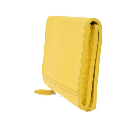 Prada Card Case Coin Purse Fold Wallet Logo Grace Triangle Compact Leather