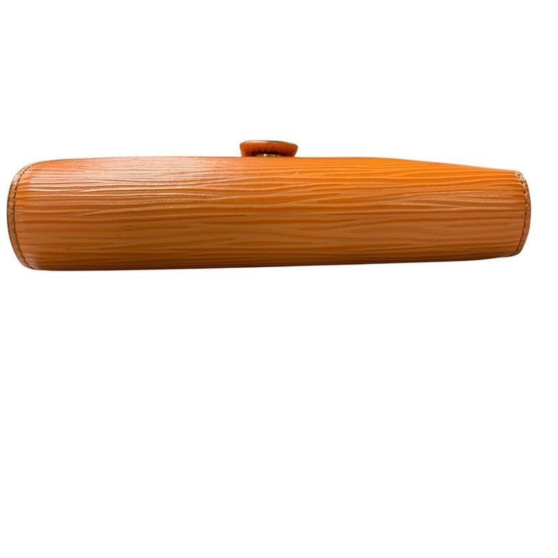 2841 Louis Vuitton Porte Monet Vieux Viennois Epi Orange Clasp M6324h Preowned