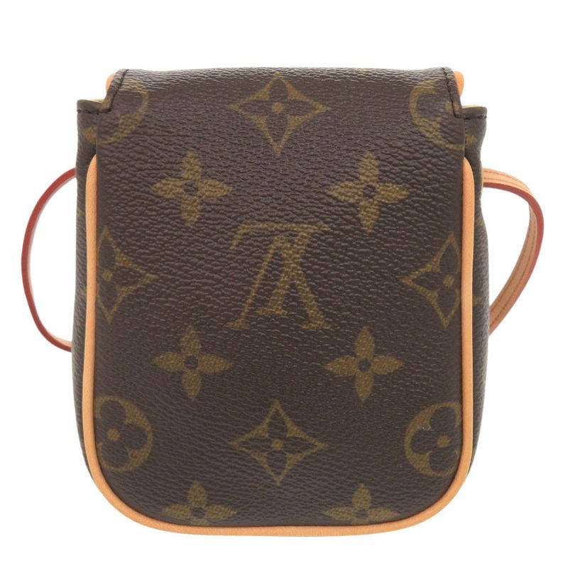 Louis Vuitton Pochette Cancun Monogram M60018 Brown Shoulder Bag LV 0657 Louis