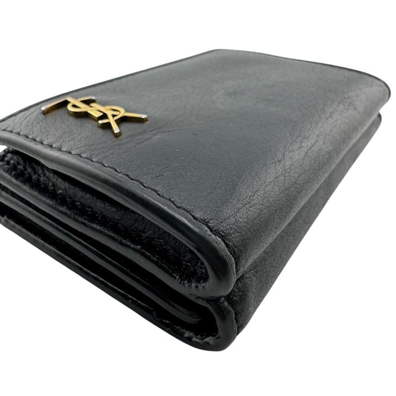 Saint Laurent Paris Tgn637420 YSL Logo Compact Wallet Trifold Wallet Branded