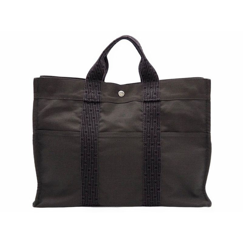Hermes Her Line Tote MM Bag Tote Bag Business Bag Commuter School Nylon Canvas