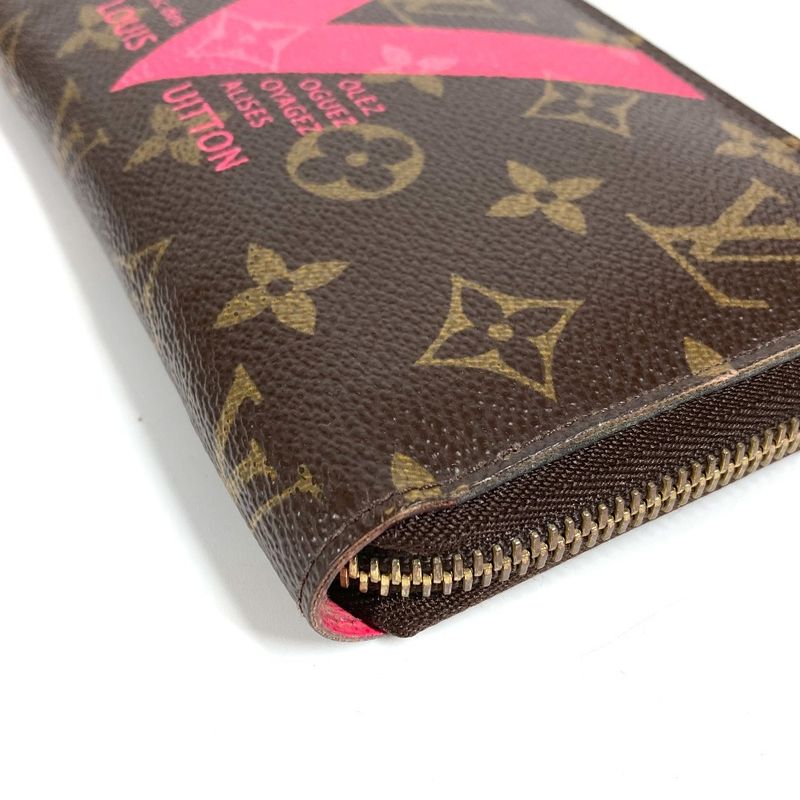 Louis Vuitton Long Zippy Wallet M60936 Monogram Canvas Brown