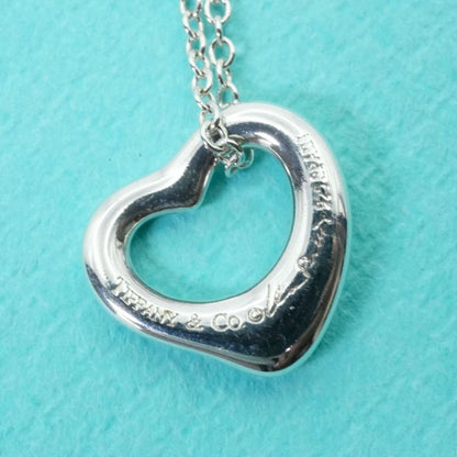 11mm (0.43in) Tiffany & Co Open Heart Necklace 24-5514s