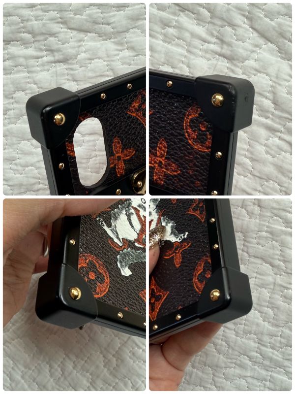 Louis Vuitton Monogram Catgram Iphonex XS Case Shoulder M63891