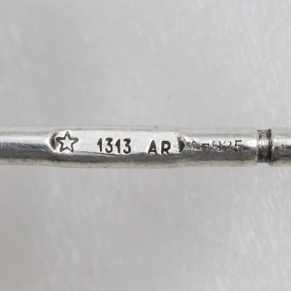 Gucci Interlocking G Metal Silver Unisex 2.9g Earrings