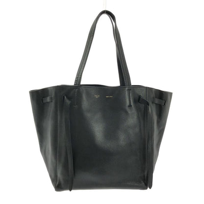 Celine - Phoebe Cabas Phantom Small Leather Tote Bag - Black - Women