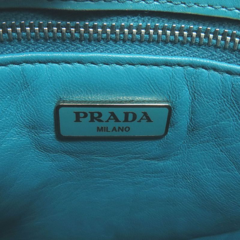Prada Chain Shoulder Bag Leather Women