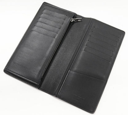 Louis Vuitton Zipper Long Wallet With Coin Purse Taurillon Leather Noir Black