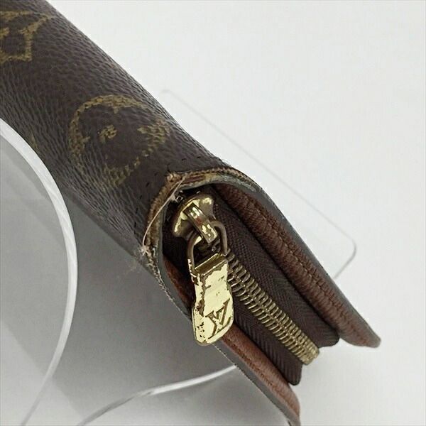 Louis Vuitton Portomone Zip Long Wallet Round Zip M61727 Monogram