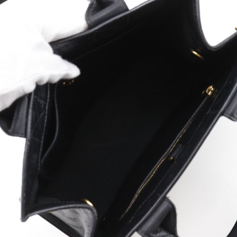 Balenciaga Hardware Bbmonogram 714187 Leather Black Unisex Handbag