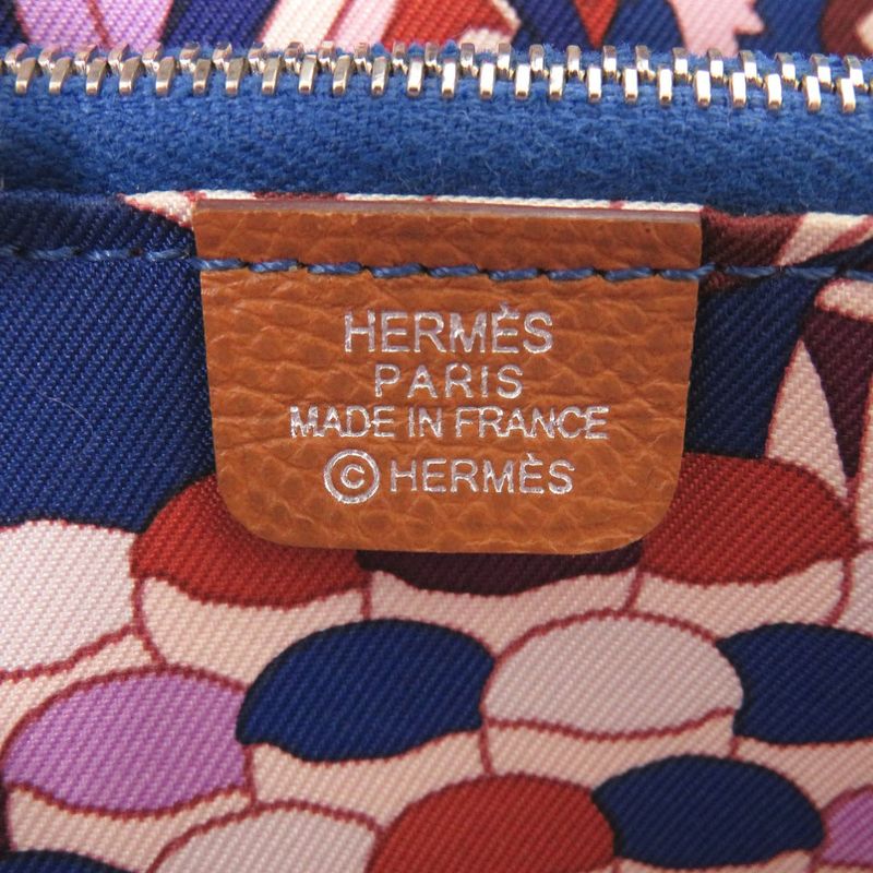 Hermes Azap Silk Quin Compact Vaux Epson Gold Stamped Z (2022) Coin Case Brown