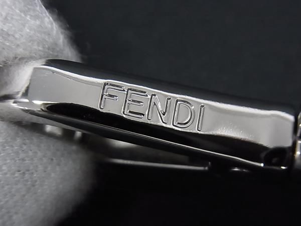 Fendi Strap You Canvas Shoulder Strap Light Blue And Orange Fs4736