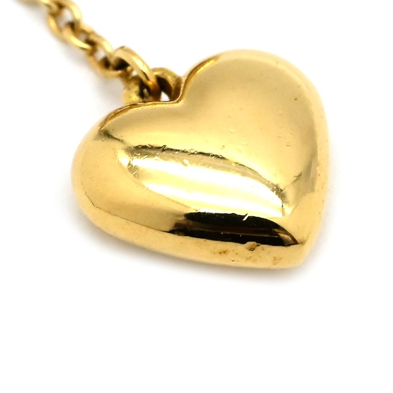 Tiffany & Co Tiffany & Co Earrings Double Heart Drop Swing Chain 18k Yellow