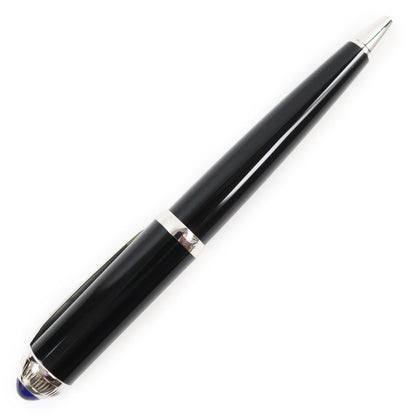 Cartier Roadster Twist Ballpoint Pen With Blue Gemstone Black Silver With Box