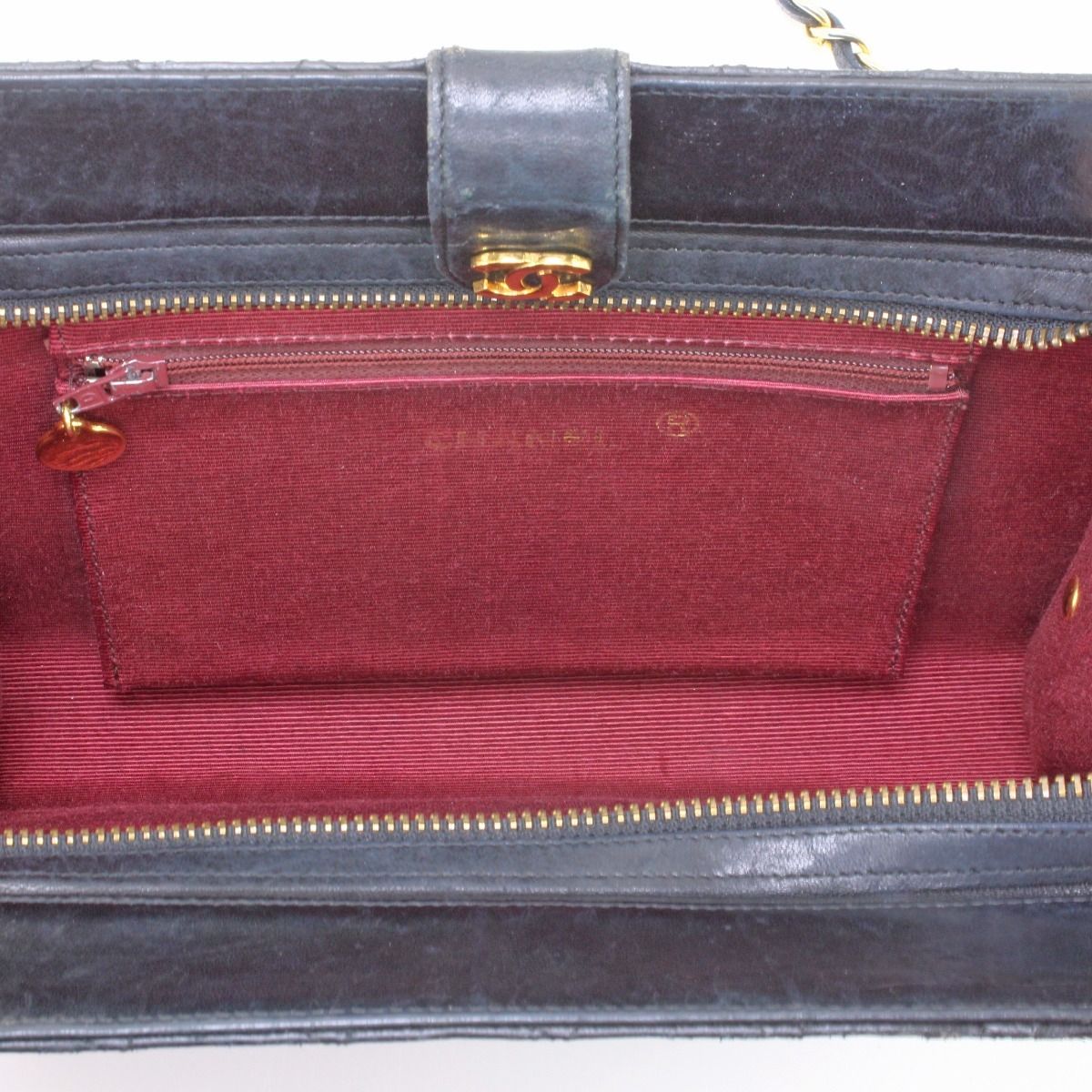Chanel Shoulder Bag Matelasse Chain Shoulder Scratch Yes Black