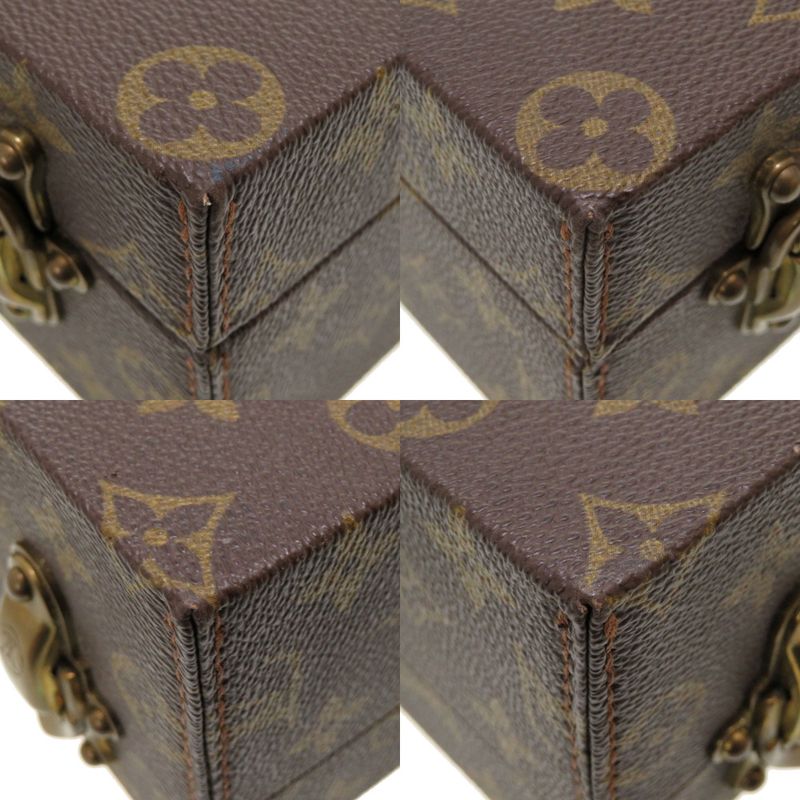 Louis Vuitton Monogram Boite Bijoux Jewelry Case M47120 Trunk Bag LV 0085 Louis