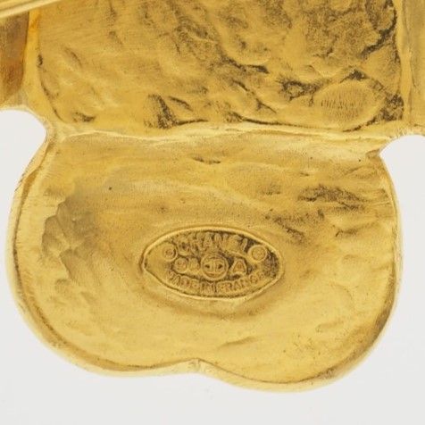 Chanel Coco Mark Vintage Gold Plated 96A Ladies 27.7g Brooch