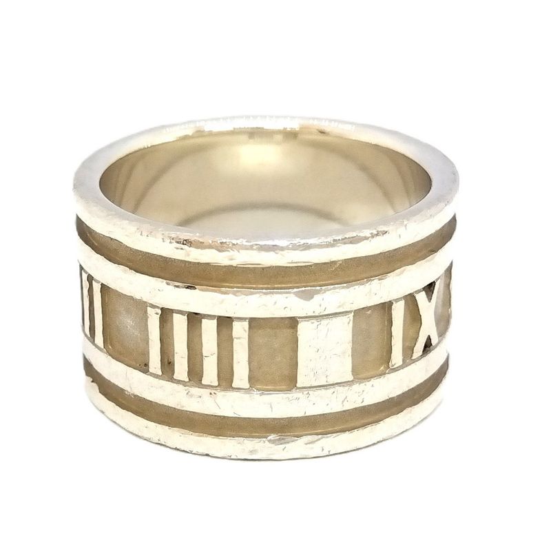 Tiffany & Co Tiffany & Co Atlas Wide Ring Ring Approx Size 14 Sv925 101 G Silver