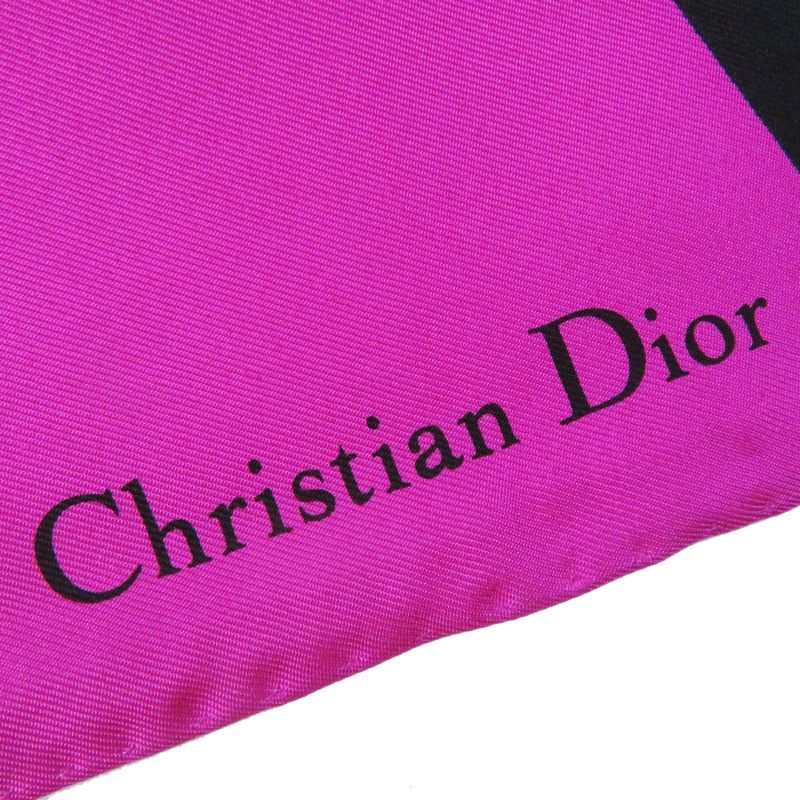 Christian DIOR 2022 D-jungle Pop Silk 100% Zebra Print Scarf Light Blue Purple