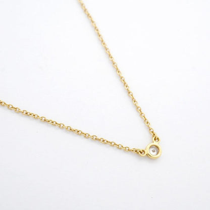 Tiffany & Co Necklace By-the-yard 1PD 18K Yellow Gold Yellow Gold Diamond Ladies