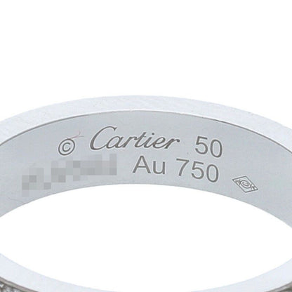 Cartier MINI LOVE RING Mini Love Ring 18K White Gold Diamond Ring Men's 50 9