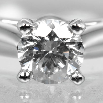 Cartier 1895 Solitaire 0.23ct Vs1/f/3ex Pt950platinum × Diamond #7 Ladies 3.33g