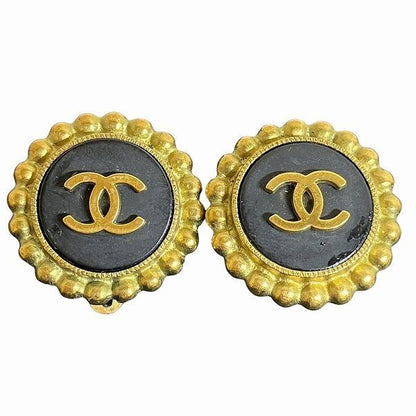 Chanel 95P Matelasse Coco Mark Branded Accessories Earrings Ladies