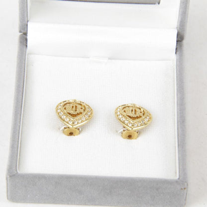 Christian Dior Necklace (parts Off) + Earring Set With Box Necklace