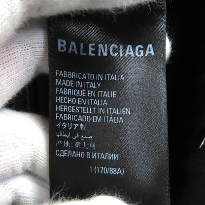 Balenciaga 22AW 719313 Tnw54 Denim Foodie Pull-over Parker 100% Cotton Damaged