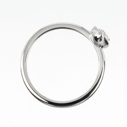 Cartier D'amour Diamants Légers 18kwhite Gold × Diamonds #7 Ladies 2.4g Ring