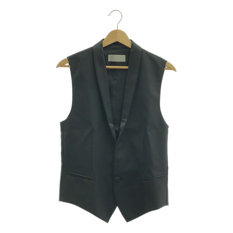 Dior Homme Dior Homme - Narrow Lapel Gilet Vest - 44 - Black - Men's
