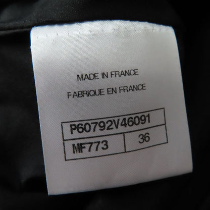 CHANEL P60792 Coco Mark Mixed Tweed Trapeze Skirt 100% Silk Lining Multi 36