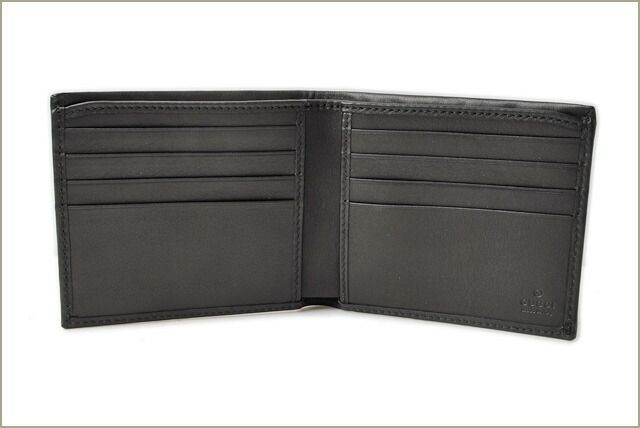 Gucci Wallet Gucci Fold Wallet Leather Studded Black 387455 Ap0qn 1000 Unused