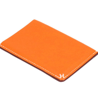 Hermes H Sériere Engraved B Evercolor Leather Card Case Men's