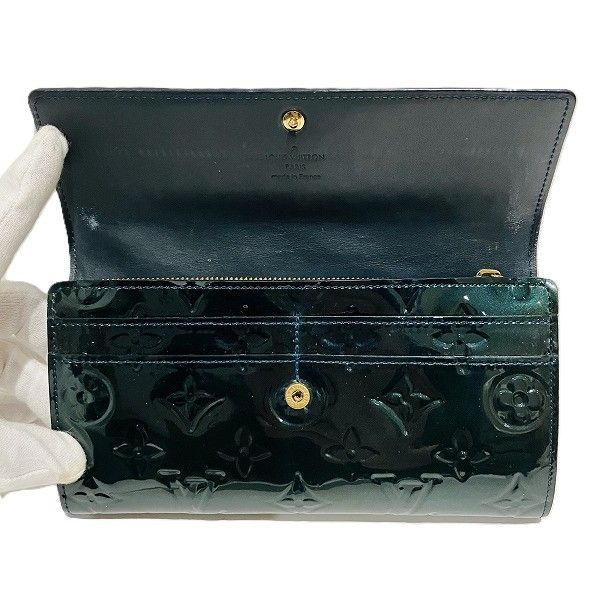 Louis Vuitton Monogram Vernis Portefeuille Sarah M93667 Long Wallet For Women