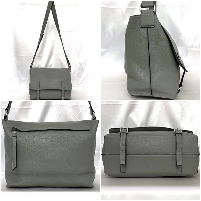 Loewe Shoulder Bag Military Messenger Bag Gray 316