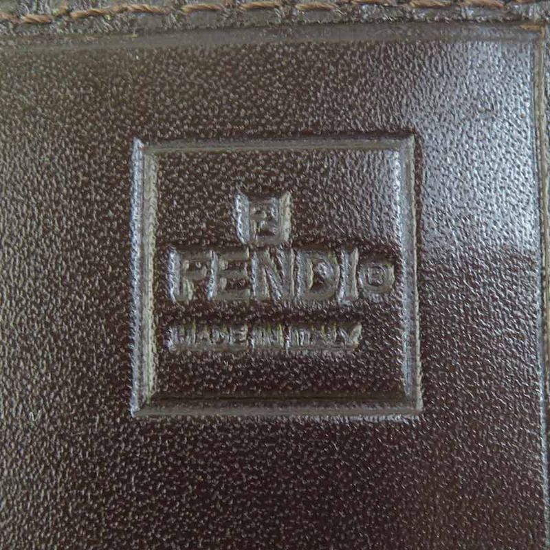 Fendi Bifold Long Wallet Zucca