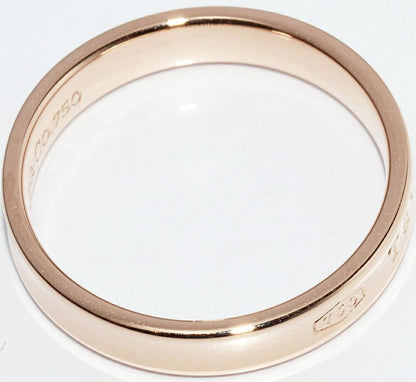 Tiffany & Co Ring 18K Pink Gold 1837 Narrow Ring Width 36mm (014in)