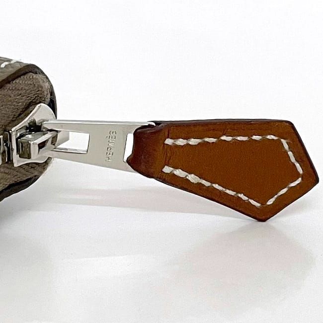 Hermes Round Zipper Long Wallet Azap Silk Quinn F22990